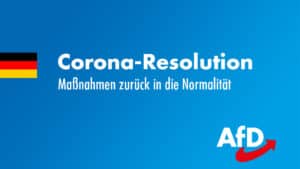 AfD Corona-Resolution
